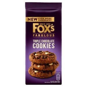 FOX'S TRIPLE CHOC.CHUNKIE COOKIE 180GR