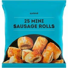 ICELAND 25PK PACK MINI SAUSAGE ROLL