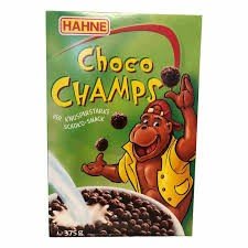 HAHNE CHOCO CHAMPS  375 GR