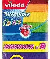 VILEDA BEZ 8LI COLORS MIKROFIBER