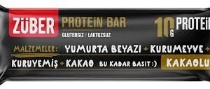 ZUBER KAKAOLU GLUTENSIZ PROTEIN BAR 40GR
