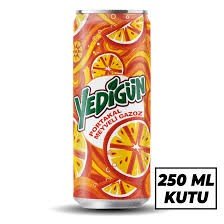 YEDIGUN 250ML PORTAKAL SLIM KUTU