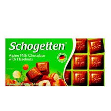 SCHOGETTEN ALPINE MILK-HAZELNUT CHO.100GR