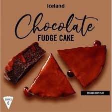 ICELAND CHOCO.FUDGE CAKE 450GR