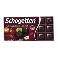 SCHOGETTEN DARK CHOC.HAZELNUTS 100GR