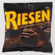 RIESEN DARK CHOCOLATE TOFFEE 150G
