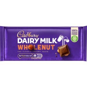 CADBURY DAIRY MILK WHOLE NUT 180GR