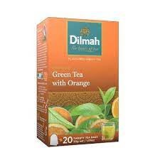 DILMAH GREEN TEA ORANGE 20LI