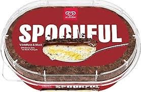 ALGIDA SPOONFUL 770ML VANILYA&MUZ