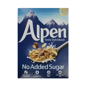 ALPEN NO ADDED SUGAR MUESLI 560GR