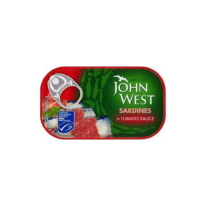 J.WEST SARDINS IN TOMATO 120GR