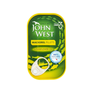 J.WEST MACKEREL FILLETS 125 GR