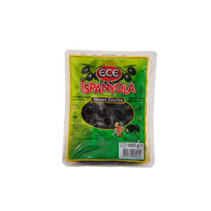 ECE SPAN. USLU SIYAH ZEYTIN 1000GR VAKUMLU