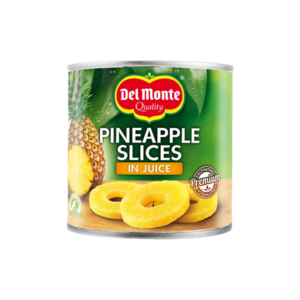 DEL MONTE PINEAPPLE 435G SLICES IN SYRUP