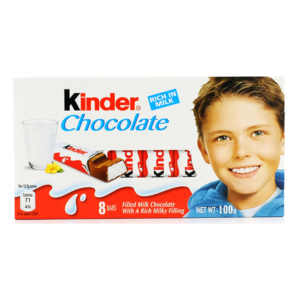 KINDER CHOCOLATE T8 100GR