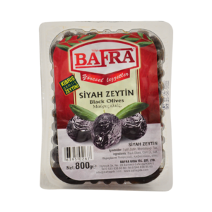BAFRA SIYAH ZEYTIN 800GR