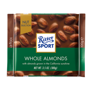 RITTER SPORT WHOLE ALMOND 100GR