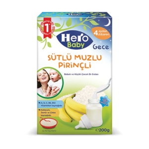 HERO BABY SUT/PIRINC/MUZLU 200GR+4 AY
