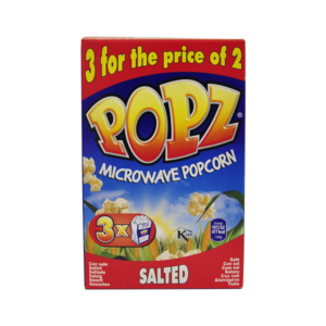 POPZ POPCORN SALTED 3*80GR