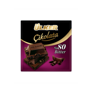 ULKER KARE CIK.BITTER %80 60GR