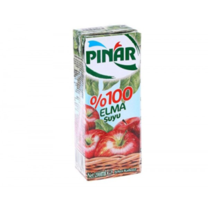 PINAR ELMA SUYU 200 ML. %100