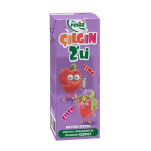 PINAR CILGIN IKILI ELMA/CILEK 200ML