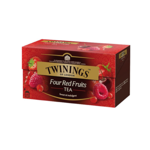 TWININGS FOUR RED FRUITS T-BAGS 25LI