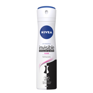NIVEA SPREY 150ML B&W CLEAR