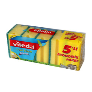 VILEDA YESIL OLUKLU SUNGER 5LI