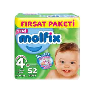 MOLFIX 3D M.PLUS 4(9-16KG)52Lİ