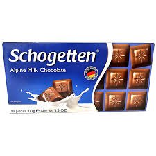 SCHOGETTEN ALPINE MILK CHOCOLATE 100GR