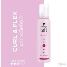 TAFT KOPUK 150ML PEMBE-3 CURL-FLEX