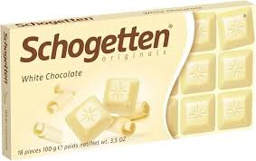 SCHOGETTEN WHITE CHOCOLATE 100GR