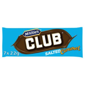 MCVITIES CLUB SALTD CARAML 7'S 22GR