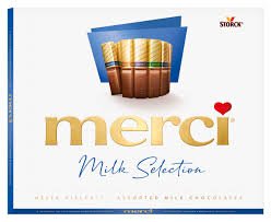 MERCI FINEST SELECTION MILK CHOCO.250GR