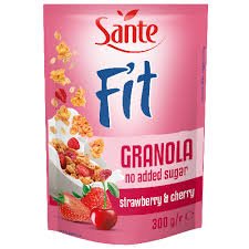 SANTE FIT GRANOLA STRAW.&CHER. 300GR